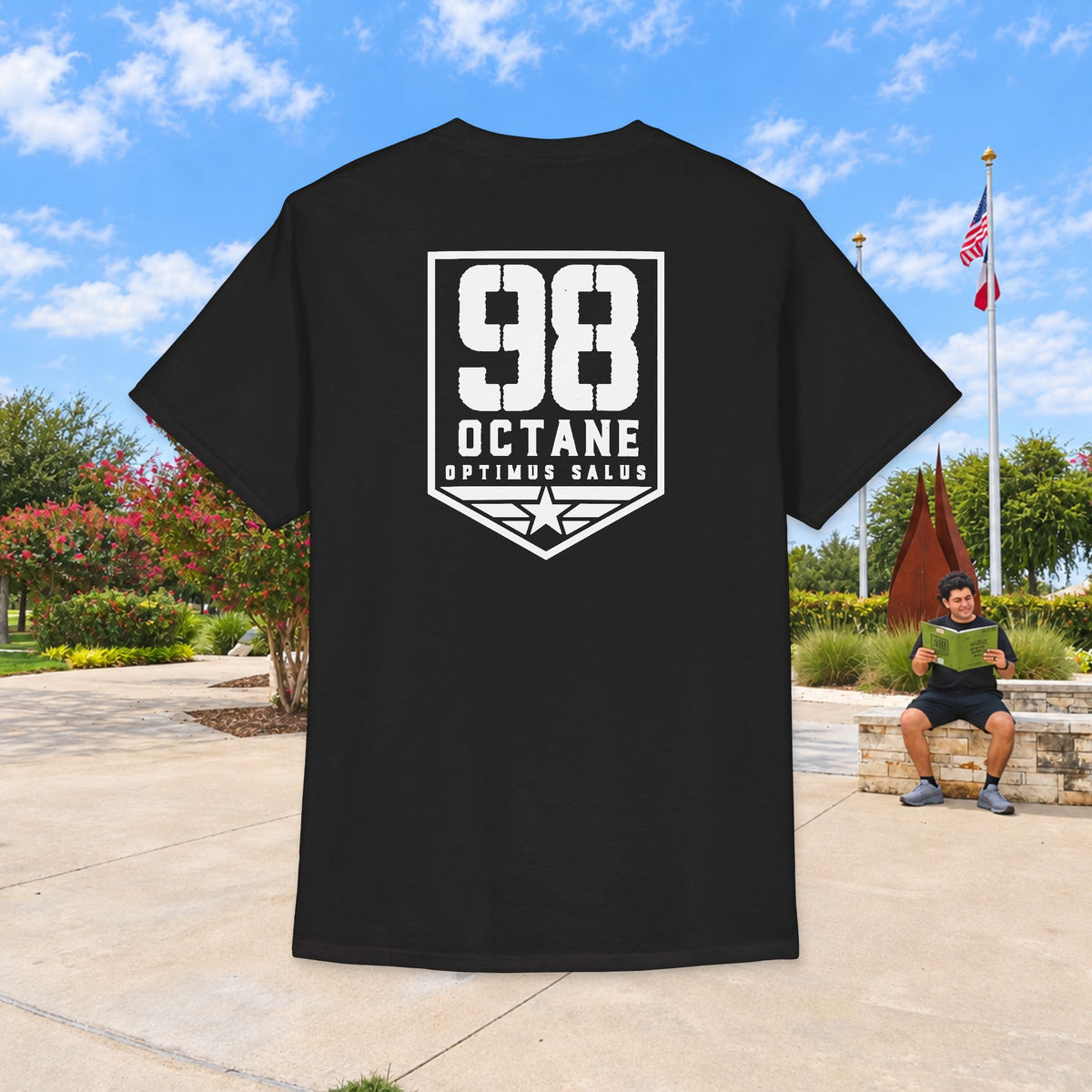 98 Octane Classic Logo Tee | Cotton Crewneck