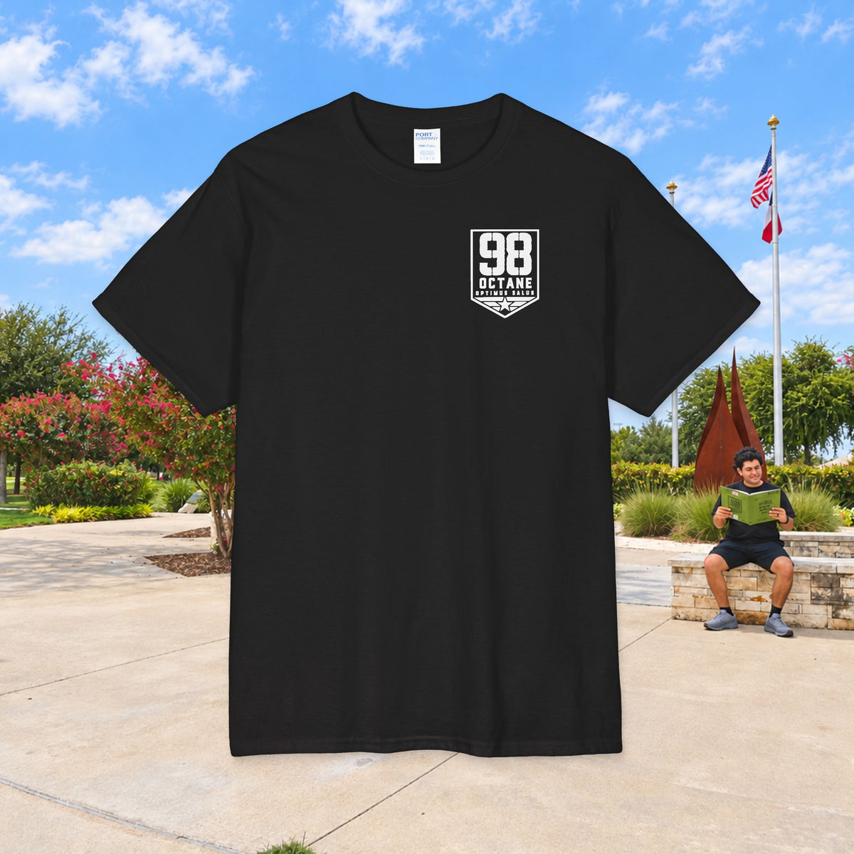 98 Octane Classic Logo Tee | Cotton Crewneck